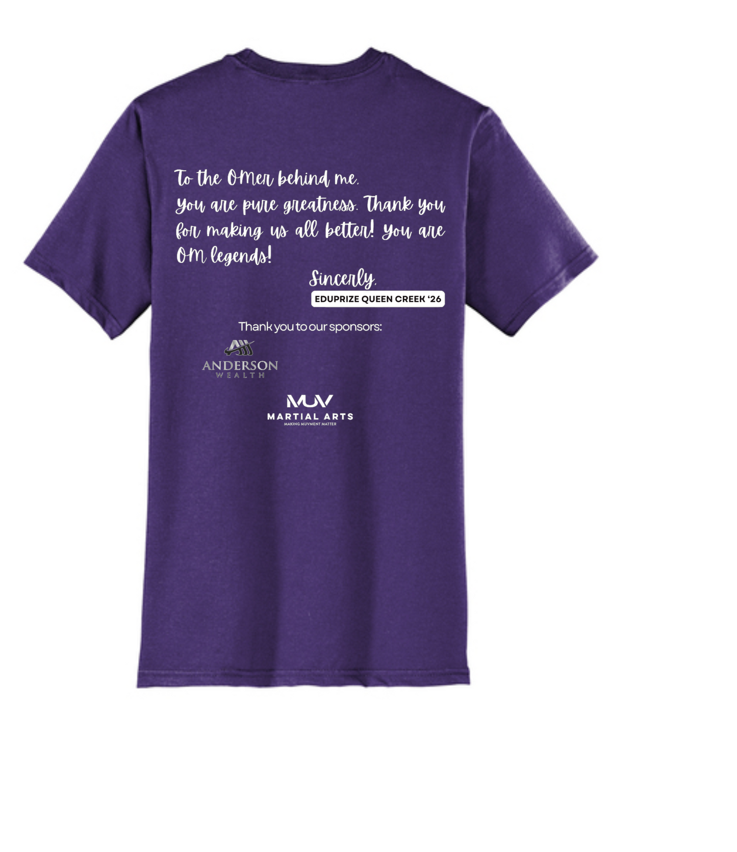 Eduprize Queen Creek Odyssey Of The Mind T-Shirts